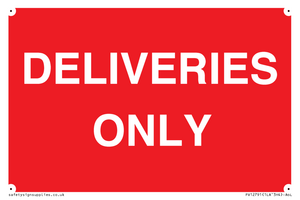 DELIVERIES ONLY
